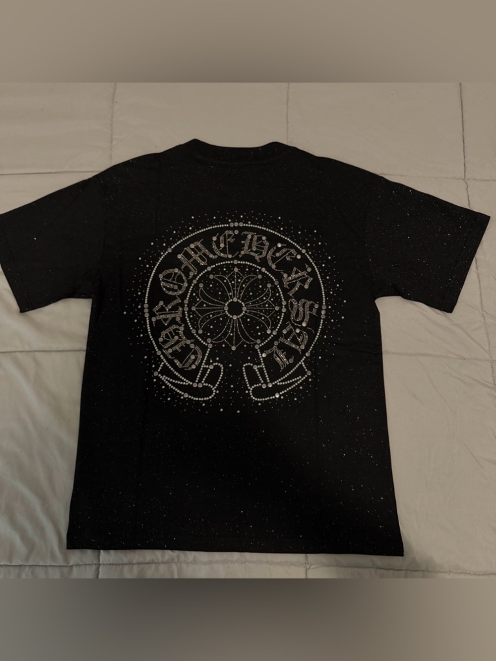 Chrome Hearts T shirt With Rhinestones 🔥